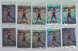 Lot of (10) One Piece Monkey D. Luffy US Voyage College Basketball Promo SEALED - Image 1