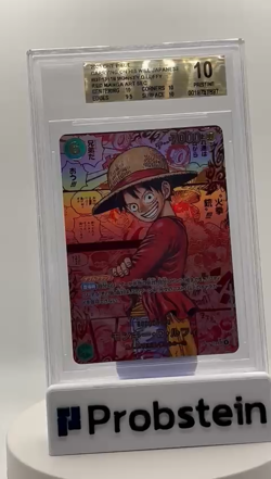 2025 One Piece Carrying on His Will JPN OP13118 Monkey D Luffy Red Manga BGS 10 - Image 2