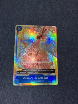 One Piece! Gum-Gum Red Roc OP04-056 R Alt Art - ENG - PRB-01 - NM - Image 1