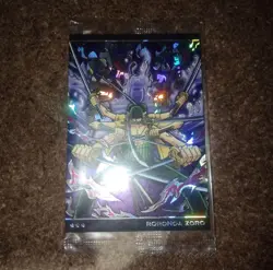 PREORDER Roronoa Zoro No.6-18 HOLO SEALED Japanese One Piece Wafer Card - Image 1