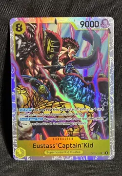 Eustass "Captain" Kid Super Rare OP10-112 SR Royal Blood One Piece TCG English - Image 1