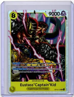 One Piece TCG Eustass"Captain"Kid OP10-112 Super Rare Royal Blood NM - Image 1