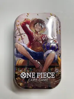 One Piece Tin Pack Set Vol. 2 Monkey.D.Luffy Factory Sealed - Image 1