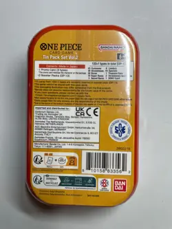 One Piece Tin Pack Set Vol. 2 Monkey.D.Luffy Factory Sealed - Image 2