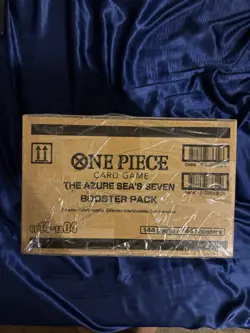 One Piece The Azure Sea's Seven OP-14-EB04 Sleeved Booster Case 144 Packs Sealed - Image 2