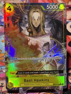 BASIL HAWKINS - One Piece OP10-109 - AA Alt Art Rare R - Premium Booster Vol. 2 - Image 1