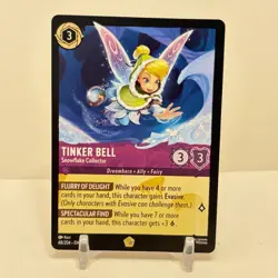 Disney Lorcana Winterspell Tinker Bell Snowflake Collector Regular 48/204 NM - Image 1