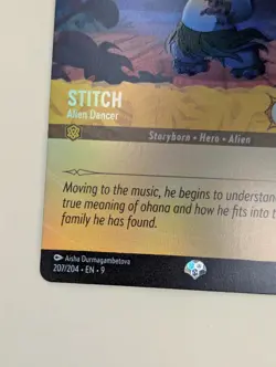 Stitch Alien Dancer 207/204 Fabled Epic Near Mint Disney Lorcana - Image 3