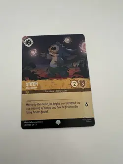 Disney Lorcana Fabled Stitch - Alien Dancer (Epic) 207/204 Holo - Image 1