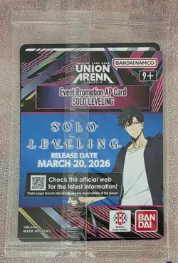 [SEALED] Union Arena Solo Leveling Action Point Card Bandai Fest/NYCC Promo Foil - Image 2