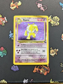 Hypno 8/62 PL -Vintage Holo Rare Pokemon Card- Fossil Set (8q1) - Image 1