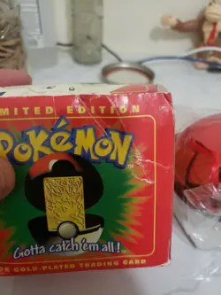 Pokemon 23K Gold Plated Togepi Trading Card 1999 Burger King Limited Edition - Image 3