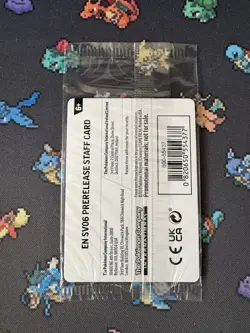 Pokemon Twilight Masquerade Scarlet & Violet STAFF Promo Cards SEALED - Image 2