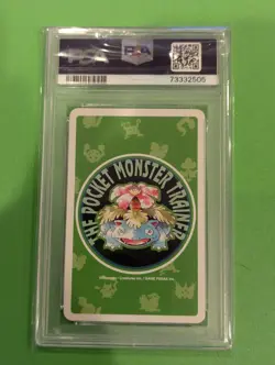 PSA 10 1996 Pokemon Green Back Poker Card King of Diamonds Victreebel GEM MINT - Image 2