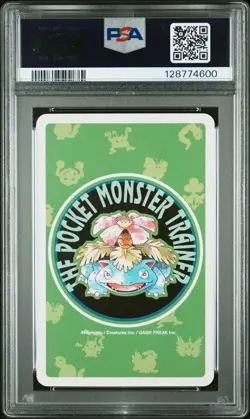Pokemon Green Jolteon 9 of Diamonds Playing Poker Card 1996 PSA 10 GEM MINT - Image 2