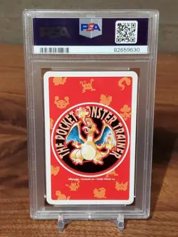 1998 Pokemon Vaporeon Red Back Poker Playing Card 9 of Hearts - PSA 10 - Image 2