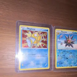 50 Pokemon TGC Cards Lot Water Type Magikarp XY143 Holo Staryu Reverse Holo Bulk - Image 4
