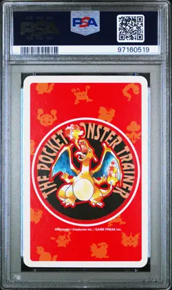 1996 POKEMON RED VERSION PLAYING CARDS 9 OF DIAMONDS #135 JOLTEON PSA 10 - Image 2