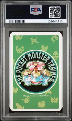 1996 POKEMON GREEN POKER CARD #016A PIDGEY PSA 10 GEM MINT 2 OF SPADES - Image 2