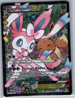 Sylveon EX (Full Art) RC32/RC32 Generations - Pokemon Card - LP - Image 1