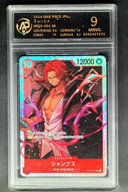 2024 ONE PIECE JPN. cards Shanks OP09-004 SR RPA 9 (SAME AS PSA 9) - Image 1