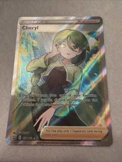 Pokemon TCG Cheryl Sword & Shield Battle Styles Holo Full Art Ultra Card 159/163 - Image 1