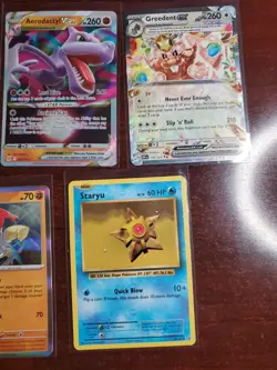 Pokemon 5 Card Lot Holos EX, V And Rare Cards , Great Value Set Building Lot11 - Image 3