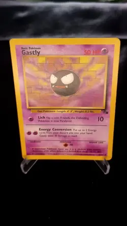 Pokemon Card TCG Gastly #33 Fossil Uncommon Vintage - Near Mint - Image 1