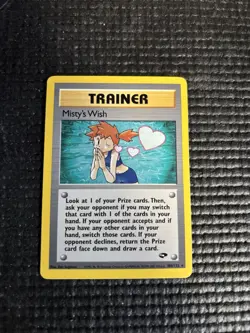 Misty's Wish 108/132 Gym Challenge Regular Wotc Pokemon Card - Image 1