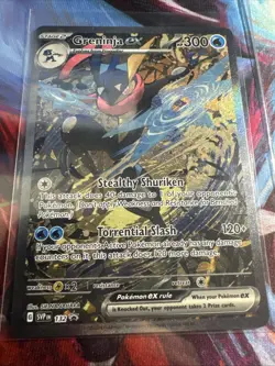Pokemon TCG Greninja EX 132 Scarlet & Violet Promo Holo Card NM Condition - Image 1