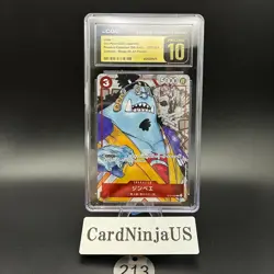 CGC 10 PRISTINE Jimbei Parallel ST01-005 C 25th Edition ONE PIECE Card Game 213 - Image 1