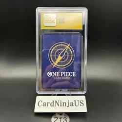 CGC 10 PRISTINE Jimbei Parallel ST01-005 C 25th Edition ONE PIECE Card Game 213 - Image 2