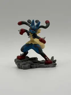 Pokemon Mega Lucario Ex Collection Figure + Promo Card + Jumbo Card - Image 4