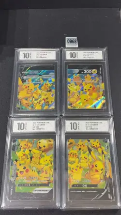 Pikachu V-union Promo 109/S-P - 112/S-P Combination Set - Pokemon Card Grade 10 - Image 1