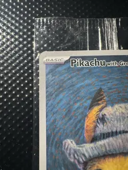 PIKACHU VAN GOGH WITH GREY FELT HAT SVP EN 085 PROMO POKEMON CARD-SEALED - Image 2