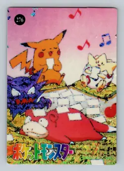 Pokemon Card - Pikachu, Slowpoke, Haunter & Togepi #276 - Vending Machine - Holo - Image 1
