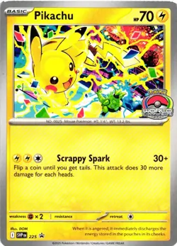 Pikachu - (World Championship 2025) Normal 225 SV: Promo Cards NM - Image 1