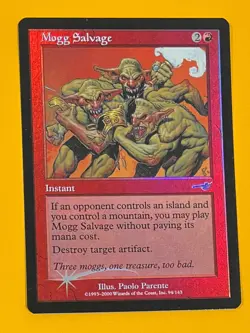 MTG MOGG SALVAGE (FOIL) Nemesis (OldManMTG 004-067) - Image 1
