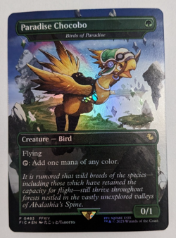 Paradise Chocobo | Birds of Paradise (483) Borderless, Final Fantasy, Magic MtG - Image 1