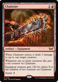 Chainsaw MTG NM Duskmourn: House of Horror Regular - Image 1