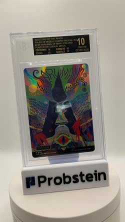 2023 LOTR Tales/Mdl Earth #743 Saruman of Many Colors Serial BGS 10 BLACK LABEL - Image 2