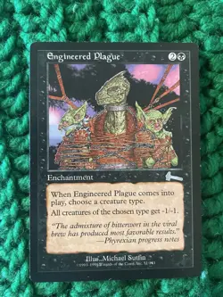 MTG Magic the Gathering Engineered Plague Urza's Legacy - Image 1