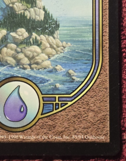 Island Unglued LP Magic Gathering MtG Basic Land U 85/94 Full Art Daren Bader - Image 4