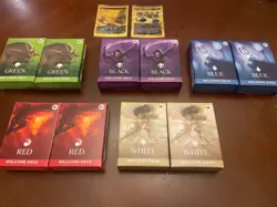 MTG WELCOME DECK DISPLAY OF 10 WIZARDS WITH EXCLUSIVE PROMOS.🔥 - Image 3