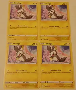 4x Pokemon TCG Crown Zenith: Emolga (047/159) - Common - Near Mint - Image 1