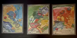Lot of 3 Pokemon TCG MEP Holo Squirtle Bulbasaur Charmander Cards 2026 - Image 2