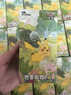IN STOCK Pokemon TCG S-Chinese 151C Collect 151 Journey Slim Booster Box Sealed - Image 1