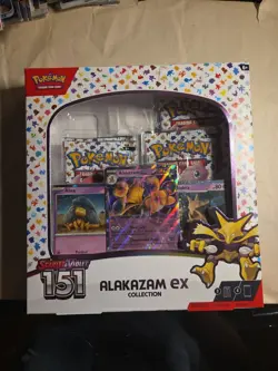 TCG Scarlet & Violet Pokemon 151 Alakazam ex Collection Box Sealed NEW 🔥 - Image 1