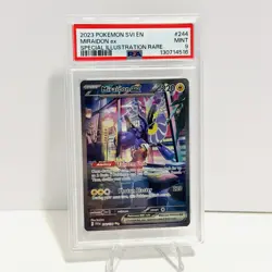 2023 POKEMON SVI EN-SCARLET & VIOLET SPECIAL ILLUSTRATION RARE MIRAIDON EX PSA 9 - Image 1