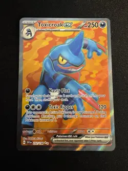 Toxicroak ex 232/198 Pokemon Card SV01: Scarlet & Violet Base Set Holo - Image 1